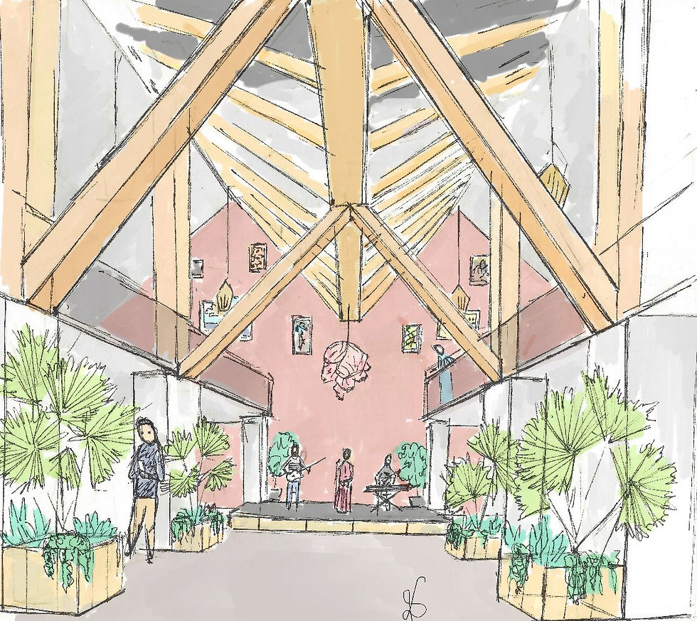 Interior Dat Bolwerck monumental building