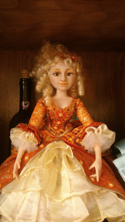 Mädchen in orange