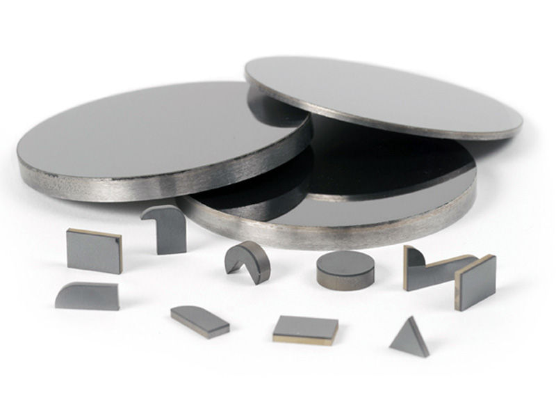 Sintered PCD composite blank