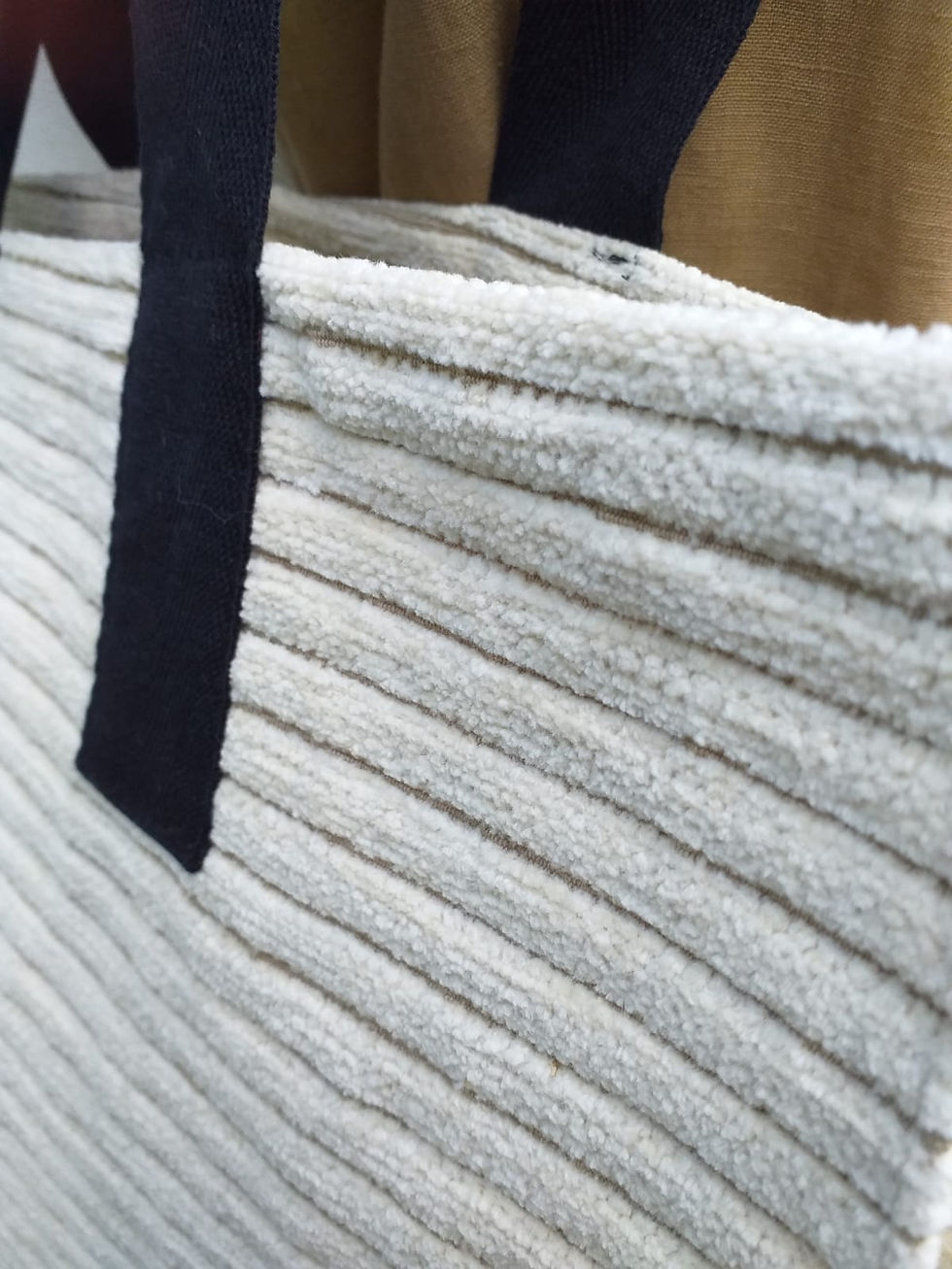 Thumbnail: Box Tote Bag - Chenille Rib