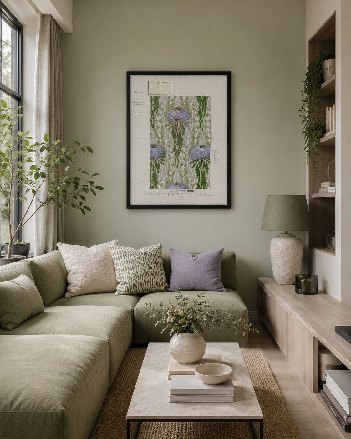 Chrysanthemum Life-size Point Paper
