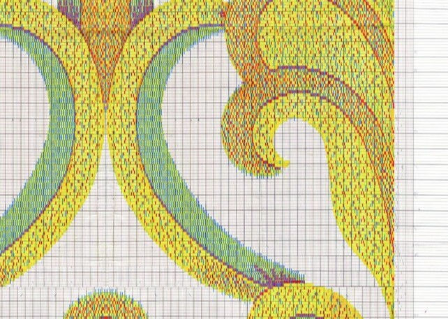 Thumbnail: Baronial Damask Trellis Point Paper