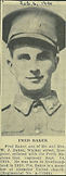 Baker, Pte. Frederick Kenneth (Freddie) M.M.