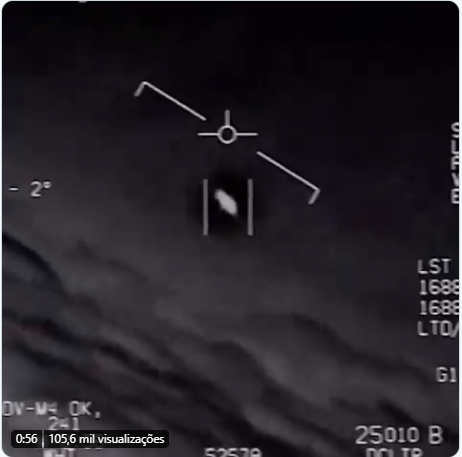 Pentágono divulga vídeos de OVNIs filmados por pilotos da Marinha dos EUA