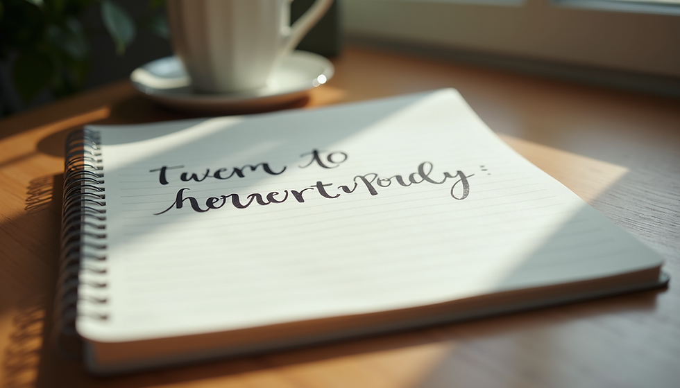 What Journaling Just One Sentence a Day Can Do for Your Health