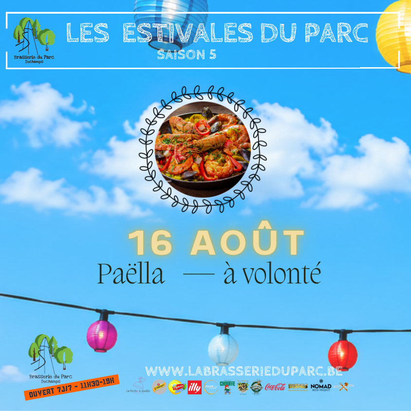 Week-end Paella à Volonté – Les Estivales du Parc