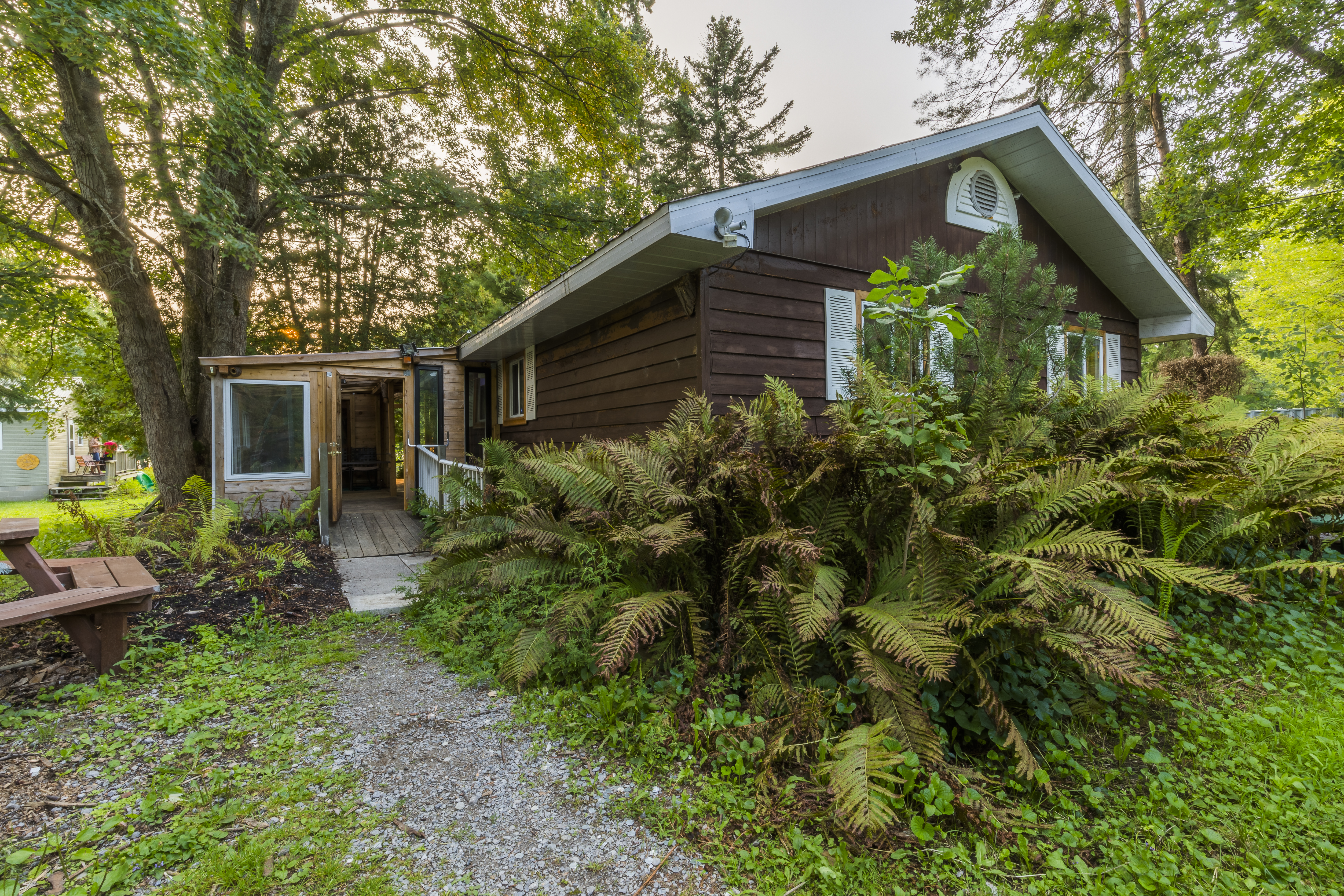 Back of cottage