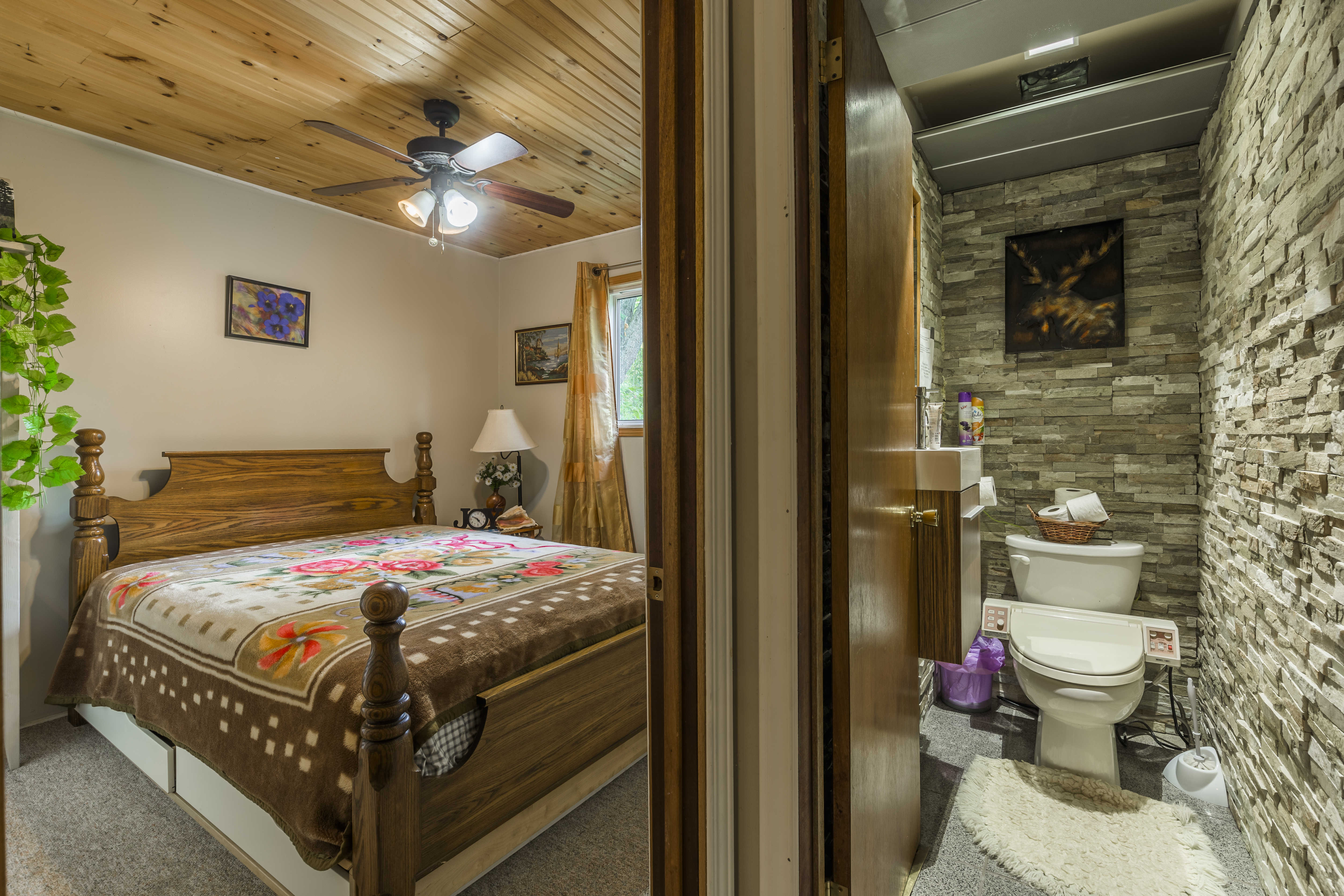 Bedroom B & 1/2 bathroom