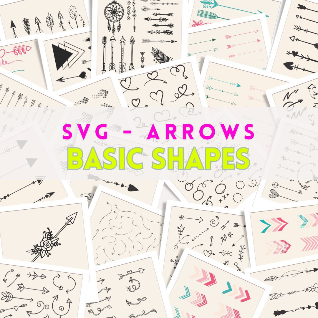 Basic Shapes - Arrows The Bundles - SVG