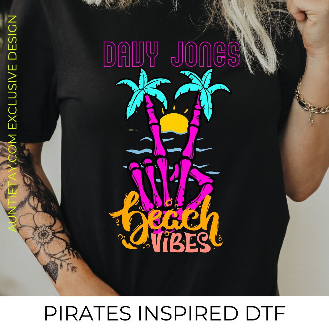 Davey Jones Pirates Pixar Summer Grunge Tee | Toy Story Inspired Sublim