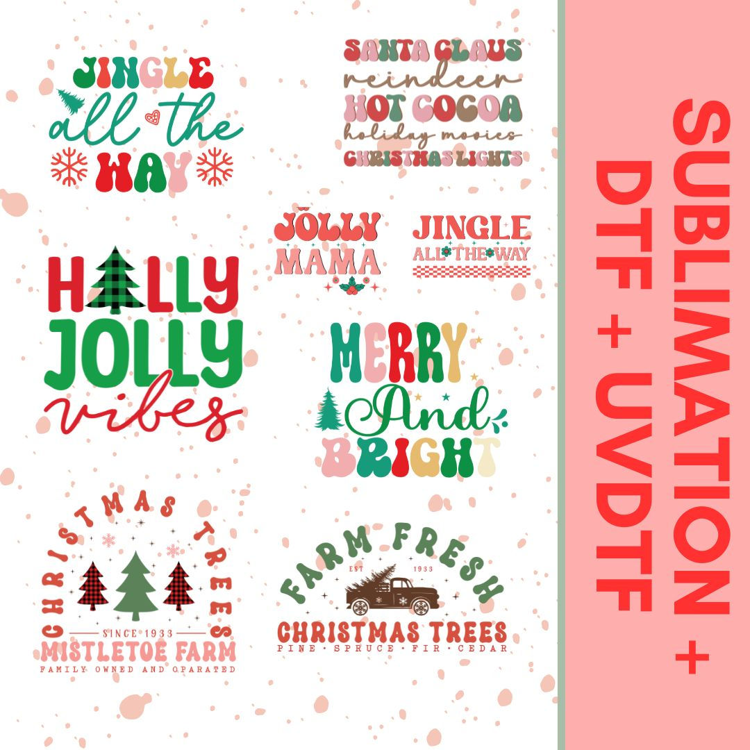 Jingle All The Way DTF Bundle