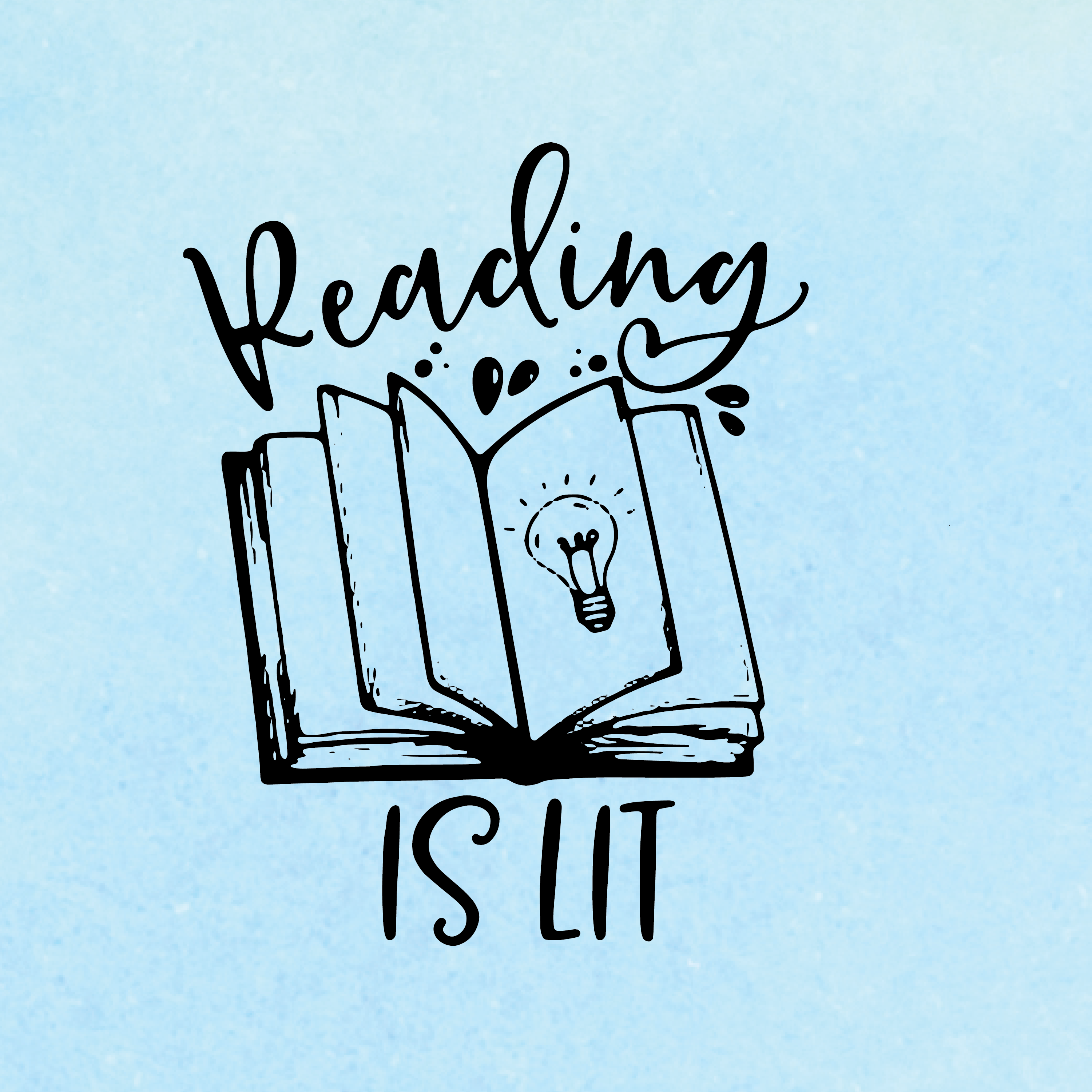 Reading is Lit - Hobbies Reading Lover SVG