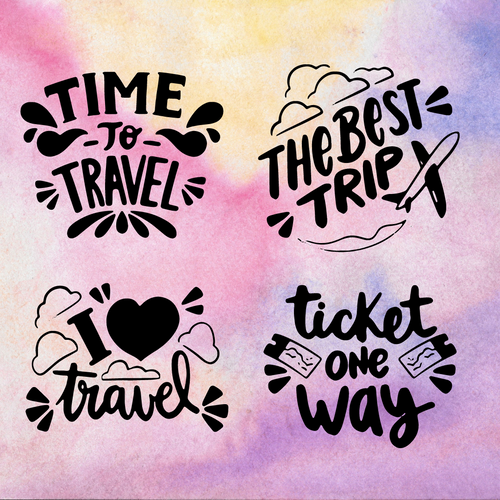One Way Ticket SVG Bundle Auntie Tay