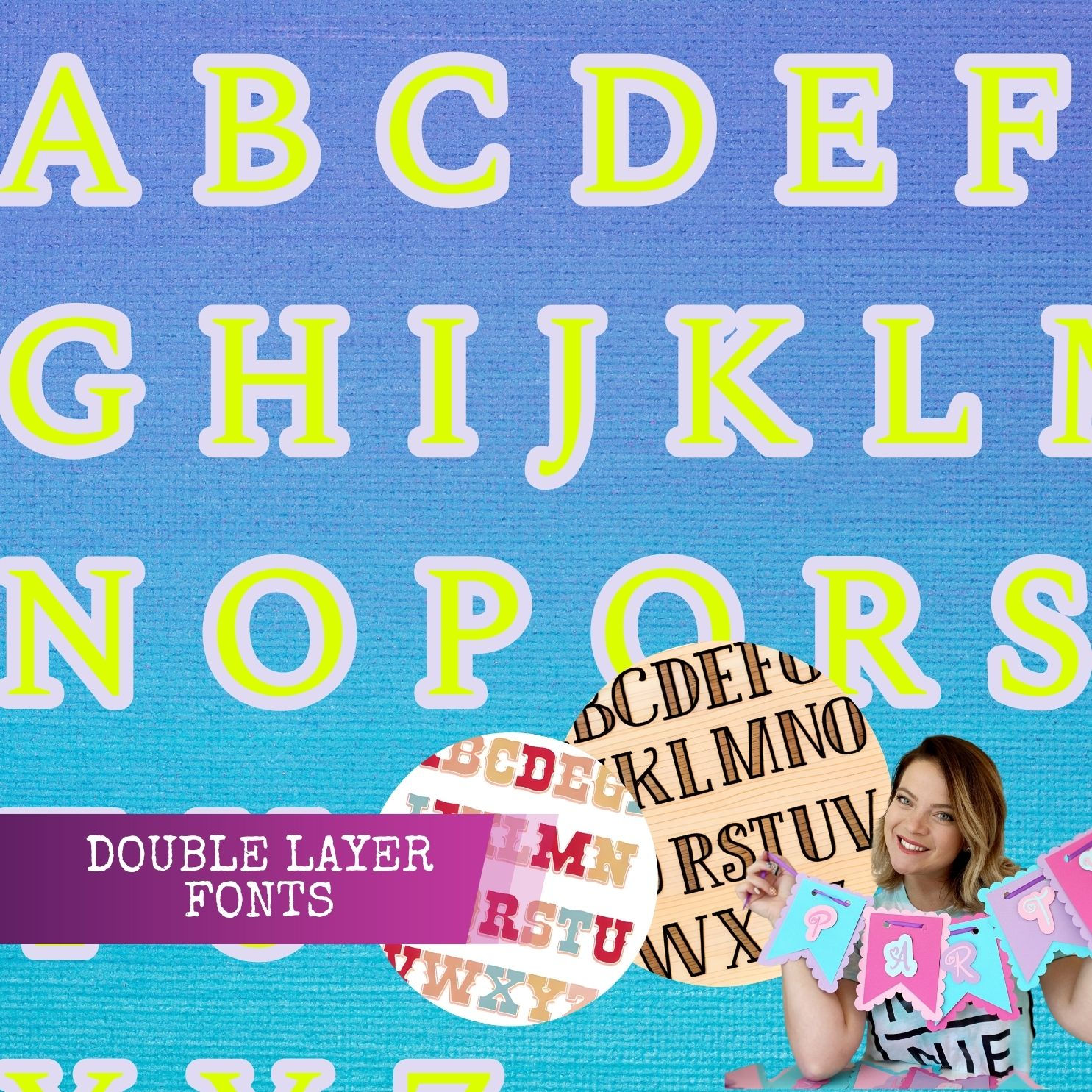 Double Layered Letters