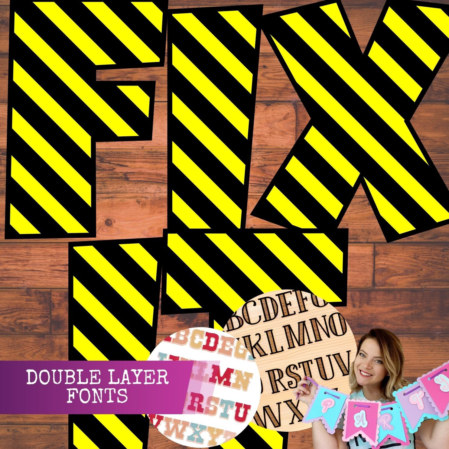 Double Layered Letters