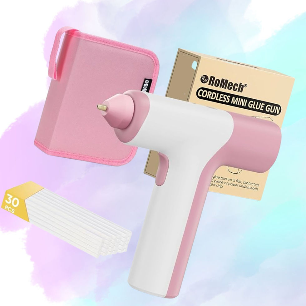 Pink Cordless Glue Gun