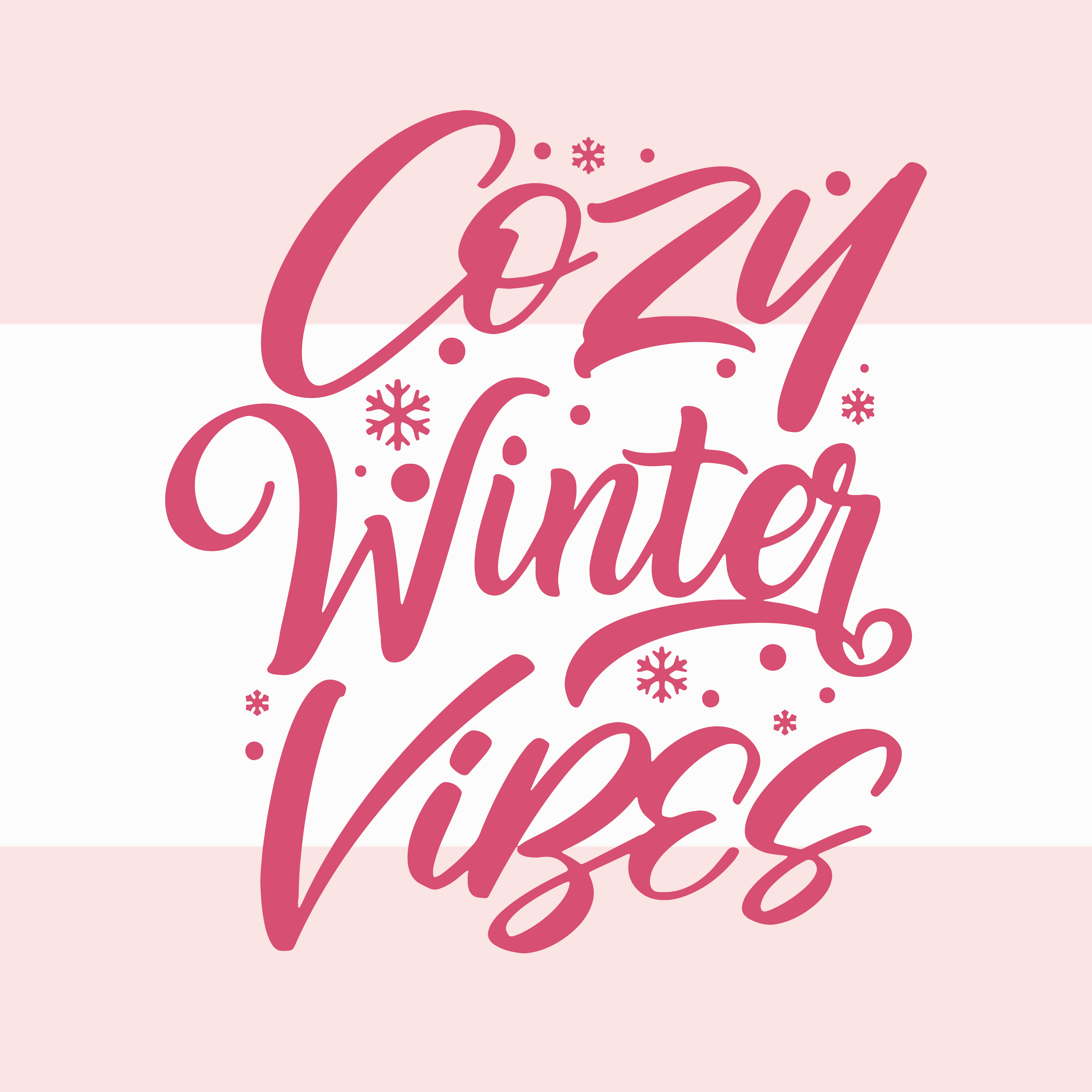 Cozy Winter Vibes SVG