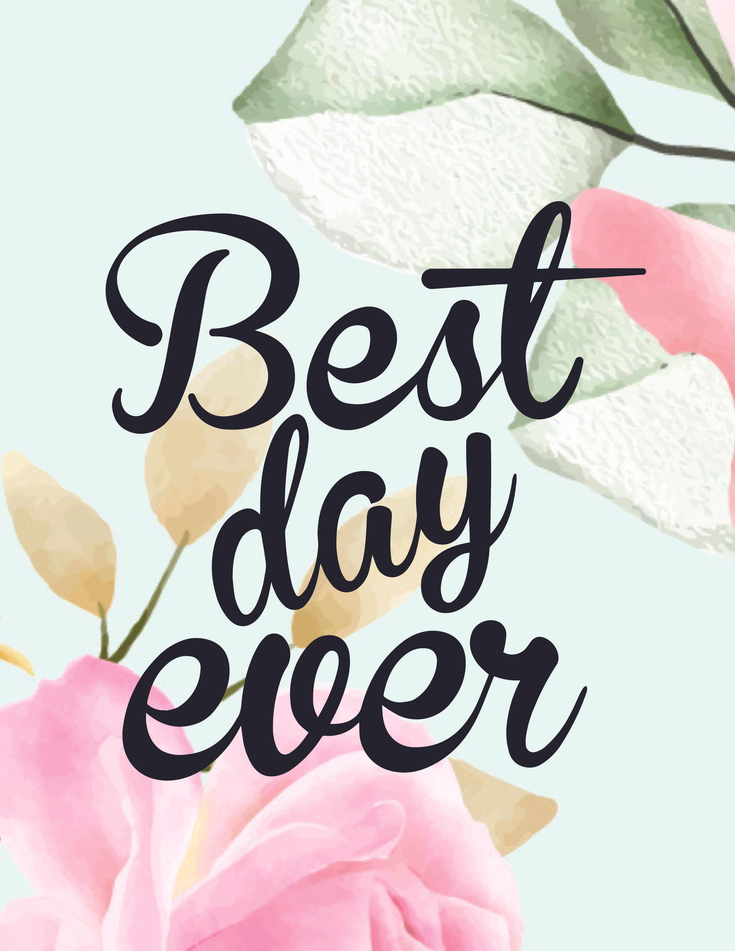 Best Day Ever Planner Cover SVG File
