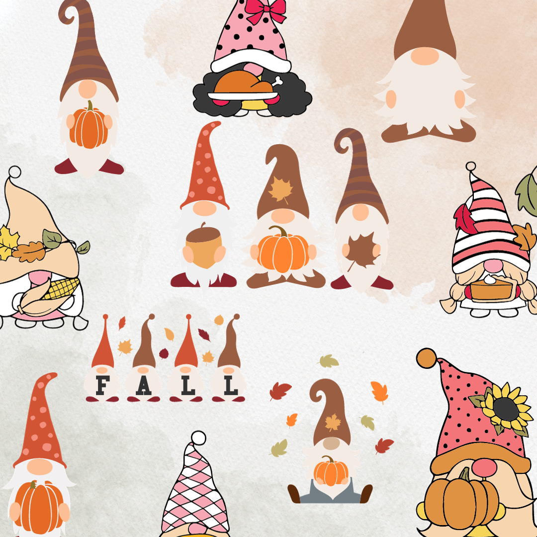 Fall Gnomes SVG Bundle