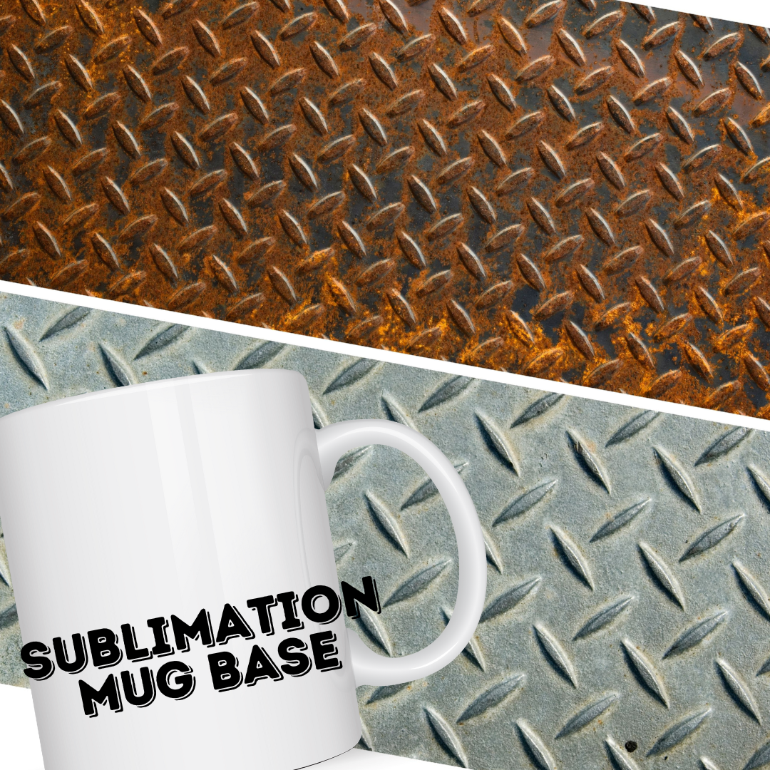 Rustic Garage Mug Sublimation Wrap Design