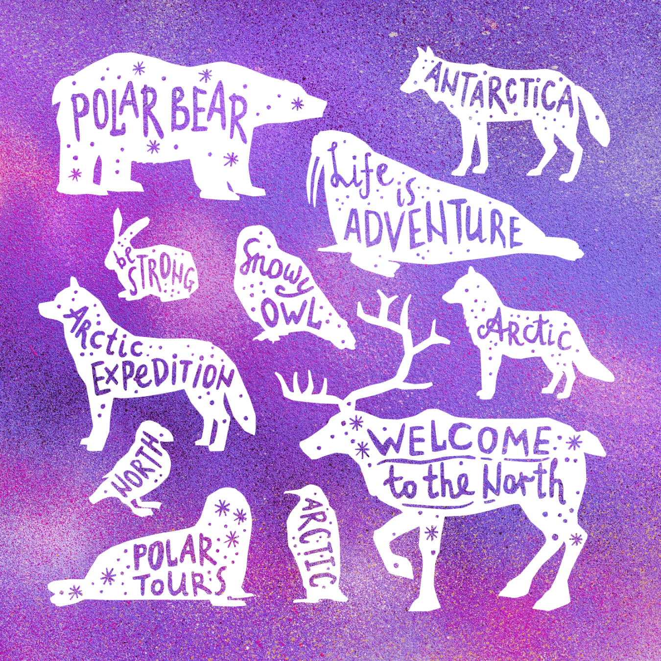 Polar Wildlife SVG Bundle