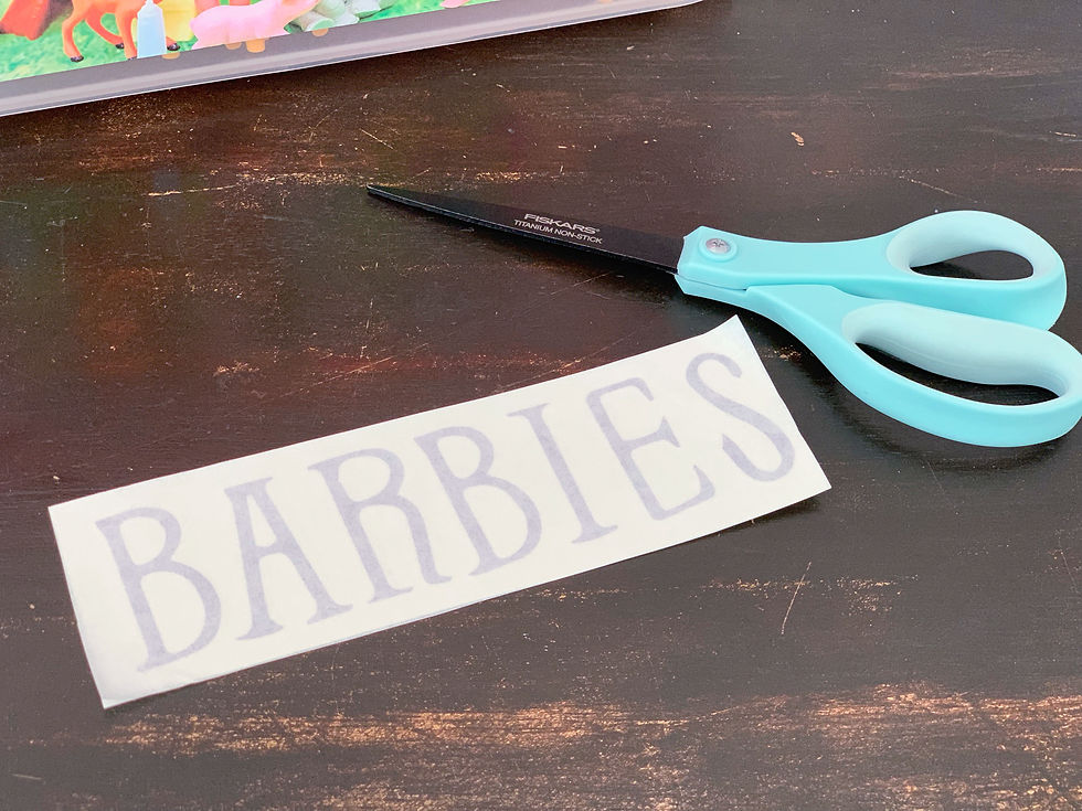 Thumbnail: Playroom Toy Labels Bundle SVG
