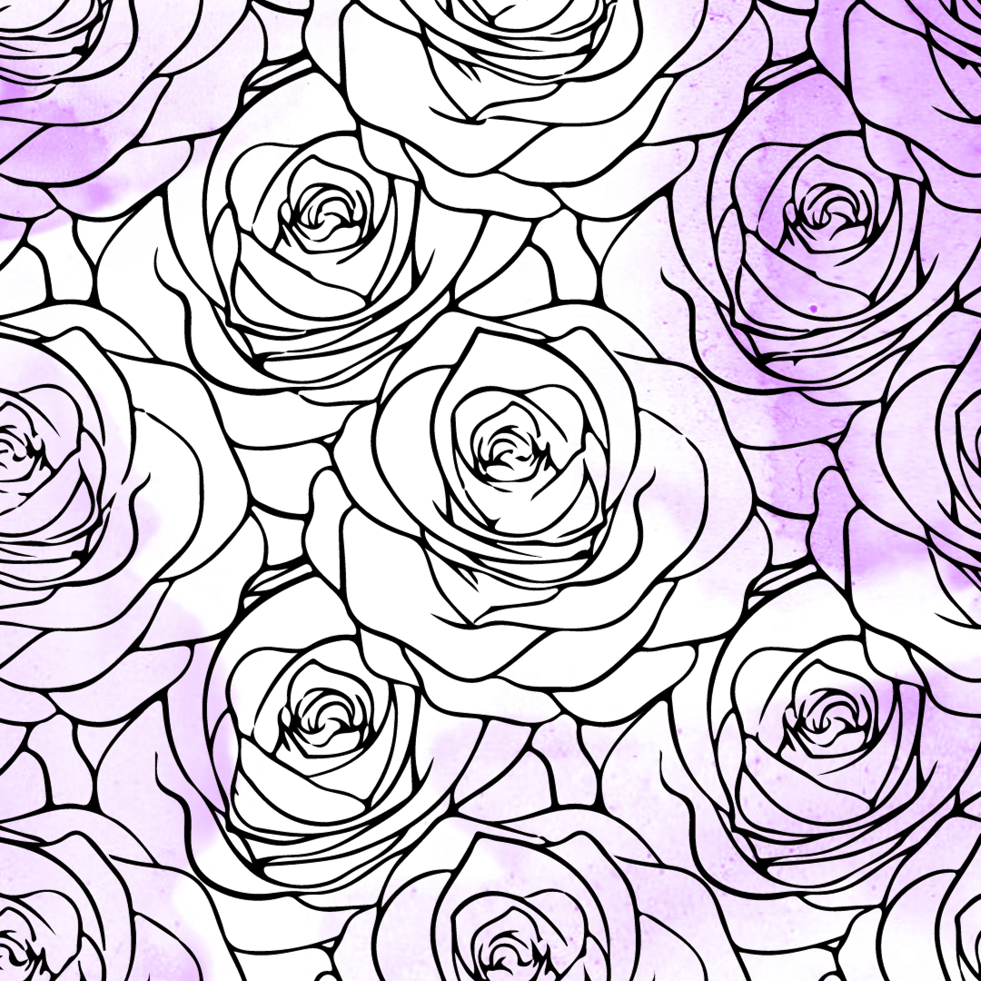 Rose Pattern SVG