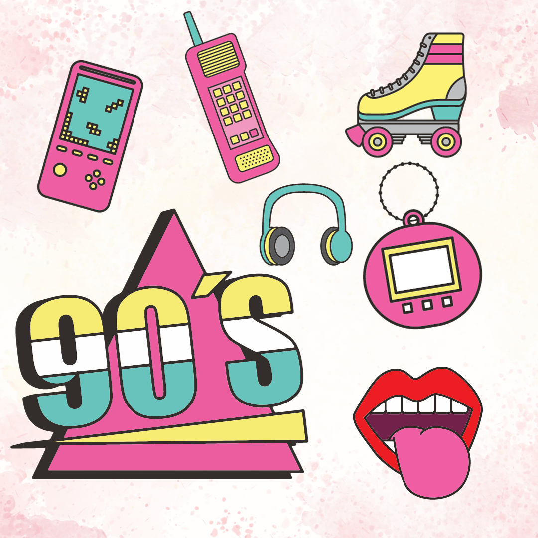 90's Icons SVG Bundle