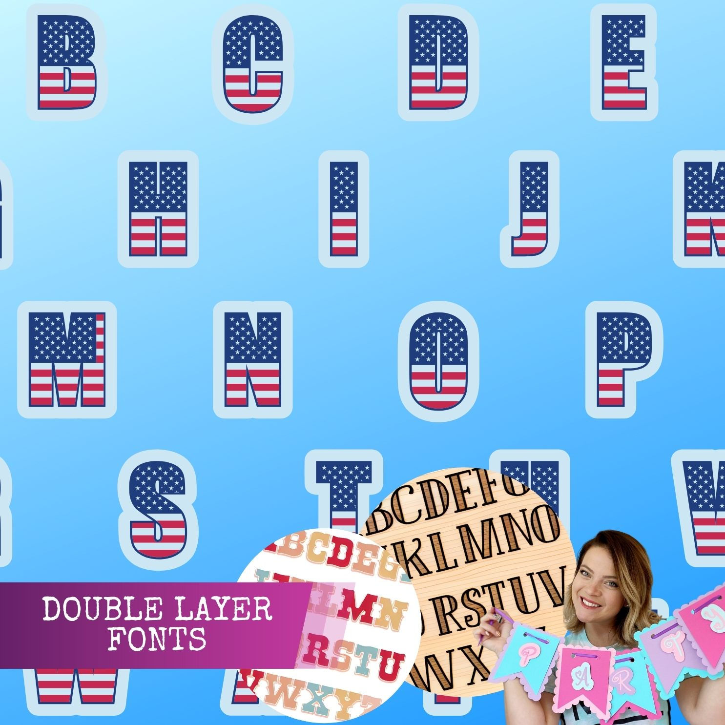 Double Layered Letters