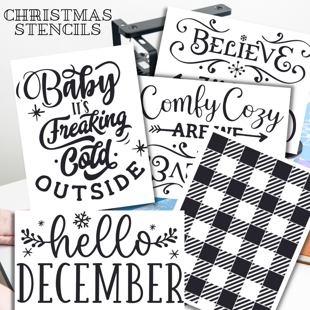 Ikon Art Winter Bundle Digital Stencils