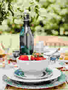 An Alfresco Summer Breakfast Table