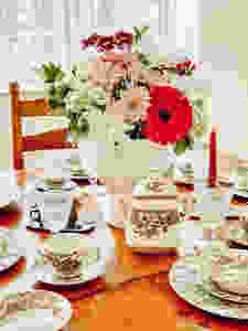 My Mother's Antique Transferware Dish Collection "In My Mother's Home..."