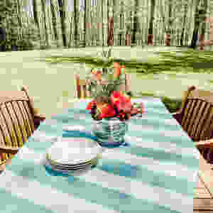 Backyard Table and Centerpiece