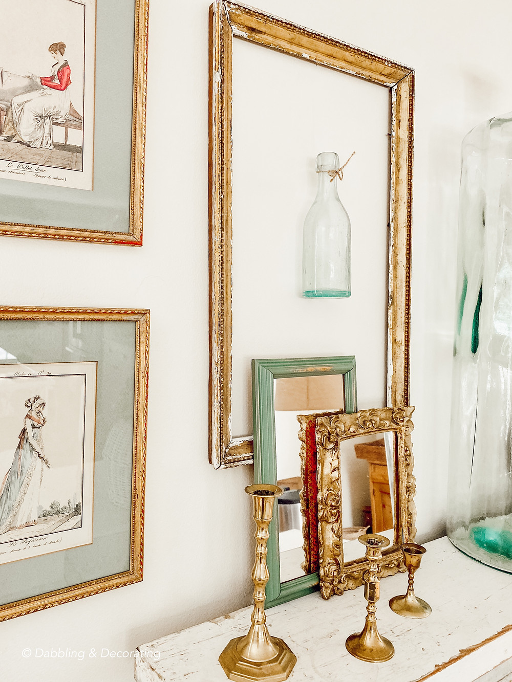 Decorating with Flea Market Frames