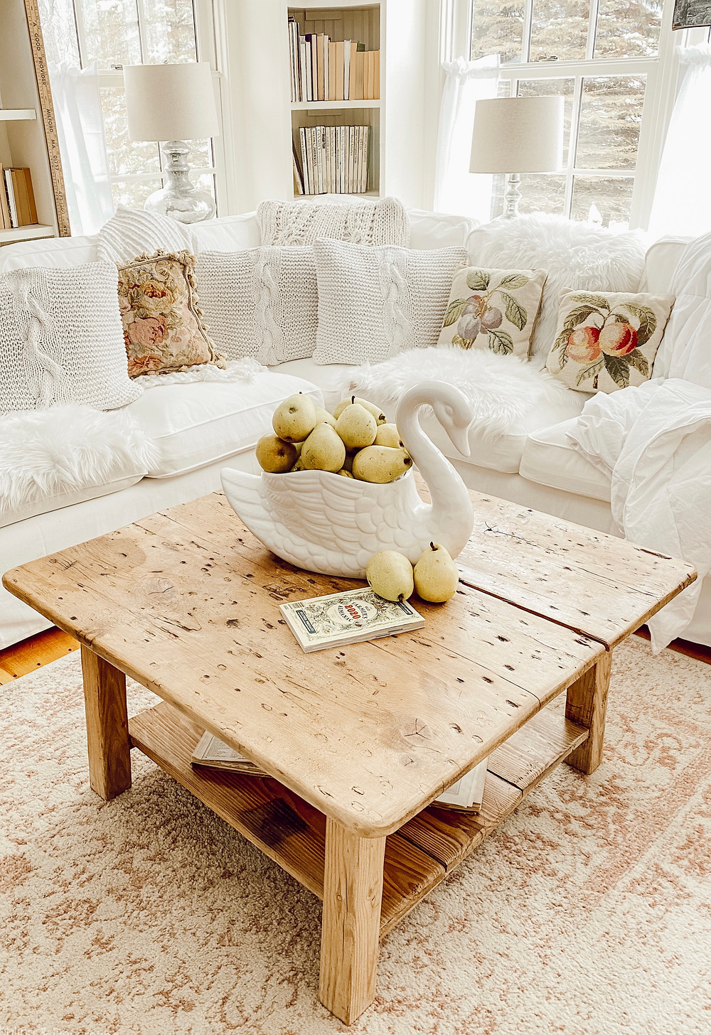 Decorating with Simple Winter Whites