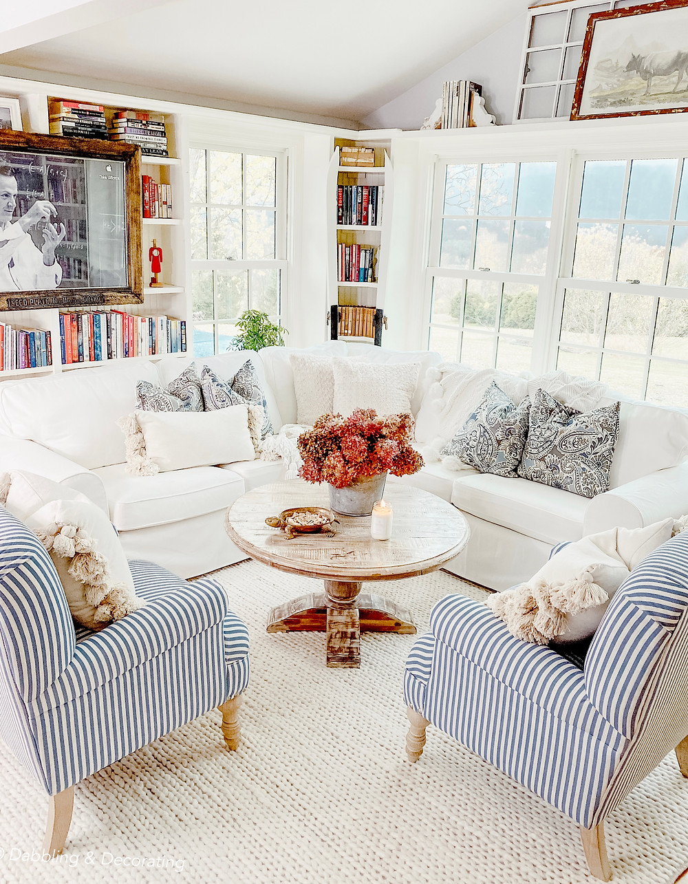 Sunroom Decor for the Off Season