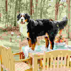 Backyard Table and Centerpiece