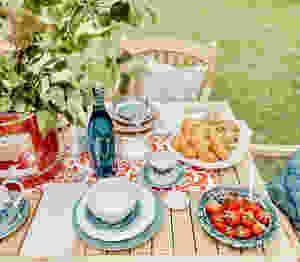 An Alfresco Summer Breakfast Table