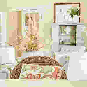 Antique Blue Hutch Makeover