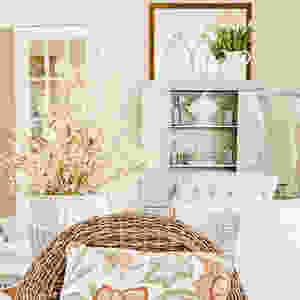 Antique Blue Hutch Makeover