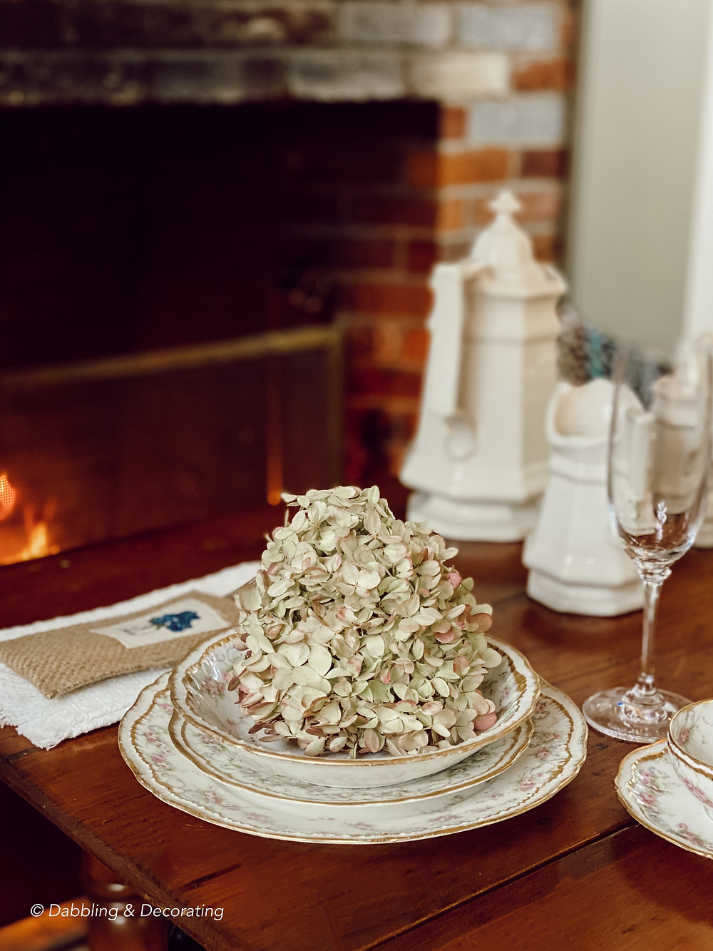 My Cozy Fireside Table