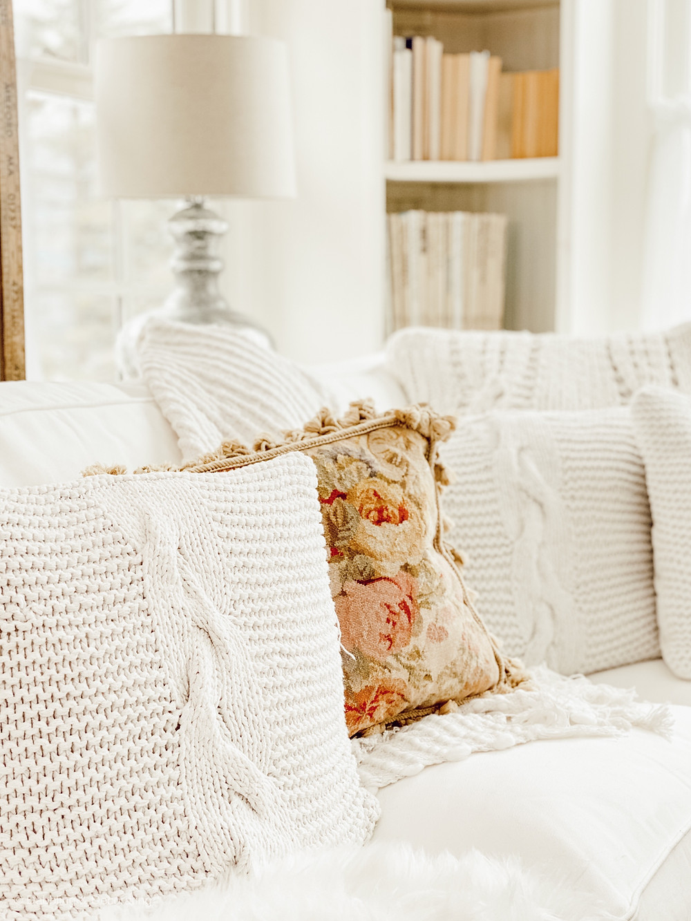 Decorating with Simple Winter Whites