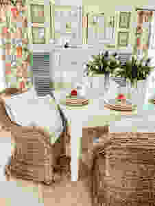 Antique Crocks & White Tulips
