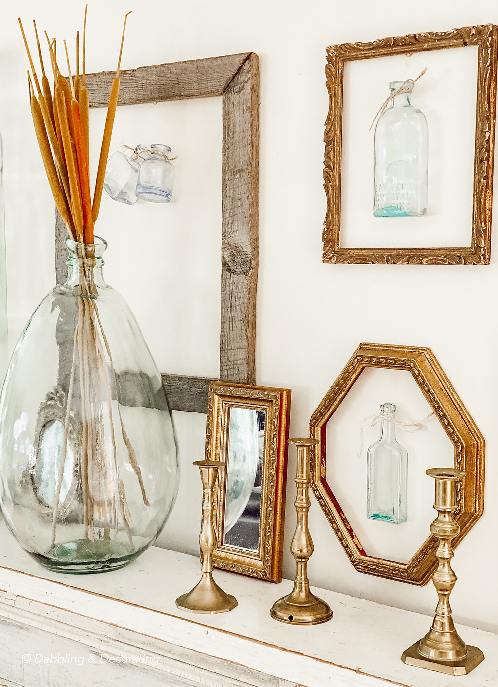 Decorating with Flea Market Frames
