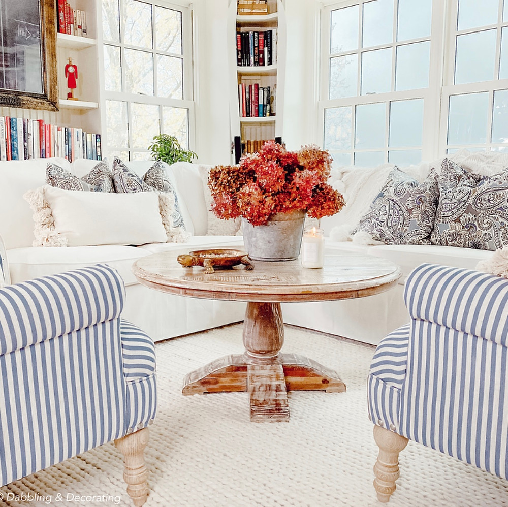 Sunroom Decor for the Off Season