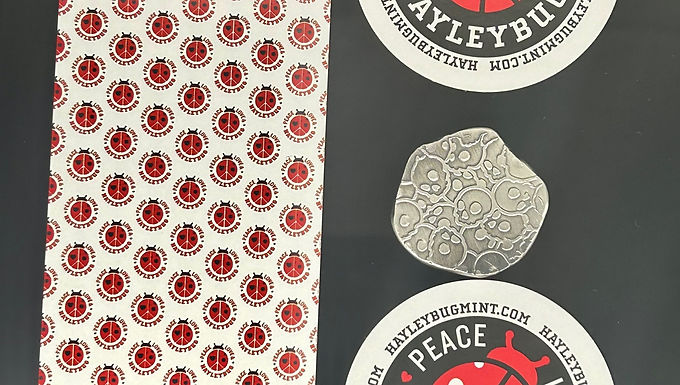 1/2-oz .999 Silver Hayleybug Mint Skull Round