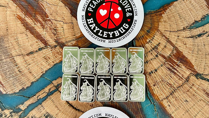 1/10-oz .999 Silver Hayleybug Mint Fantasy and Myth Bar Dullahan