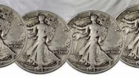 90% Silver Walking Liberty Halves