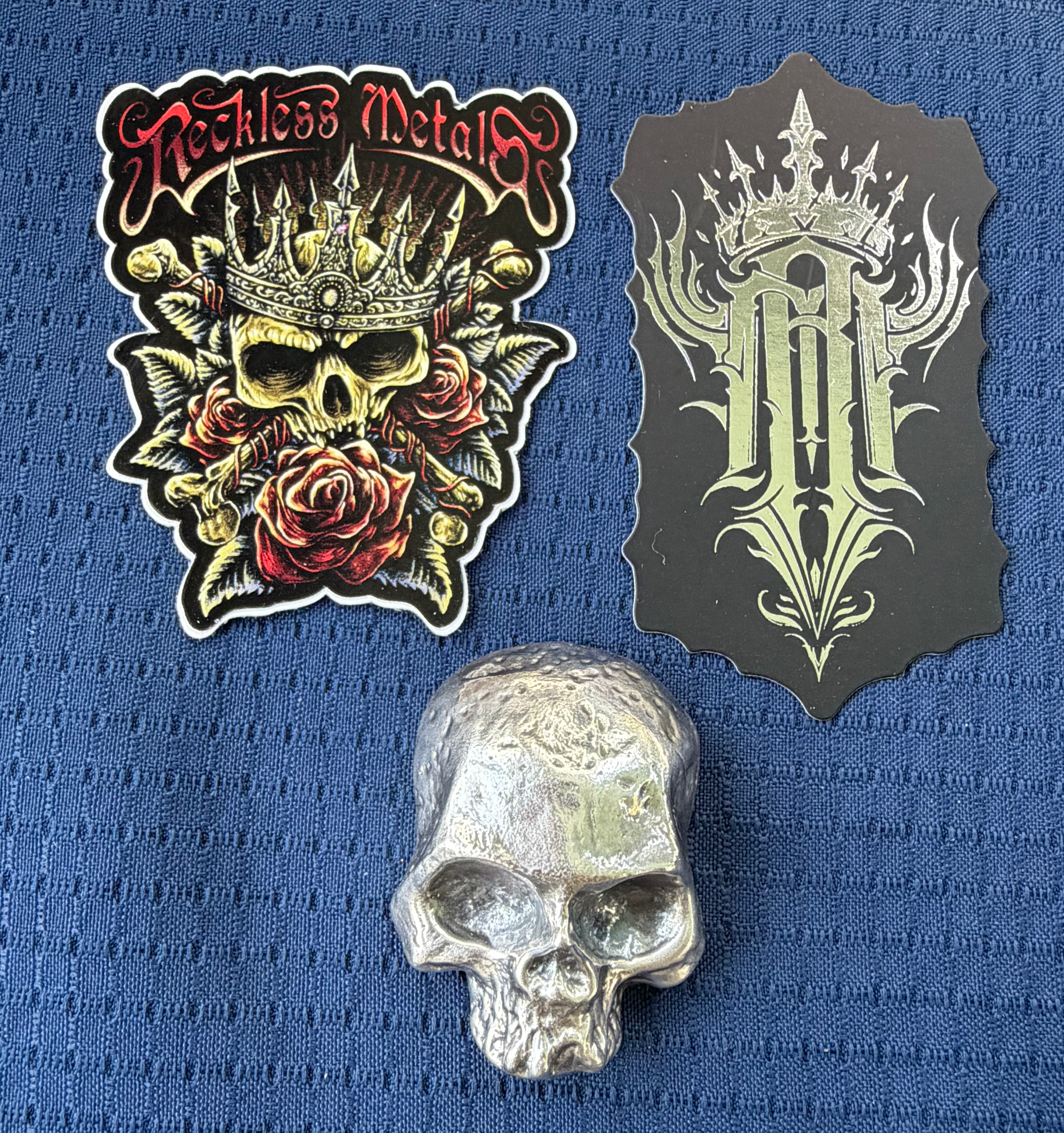 5-oz .999 Silver Reckless Metals Braincase Bar