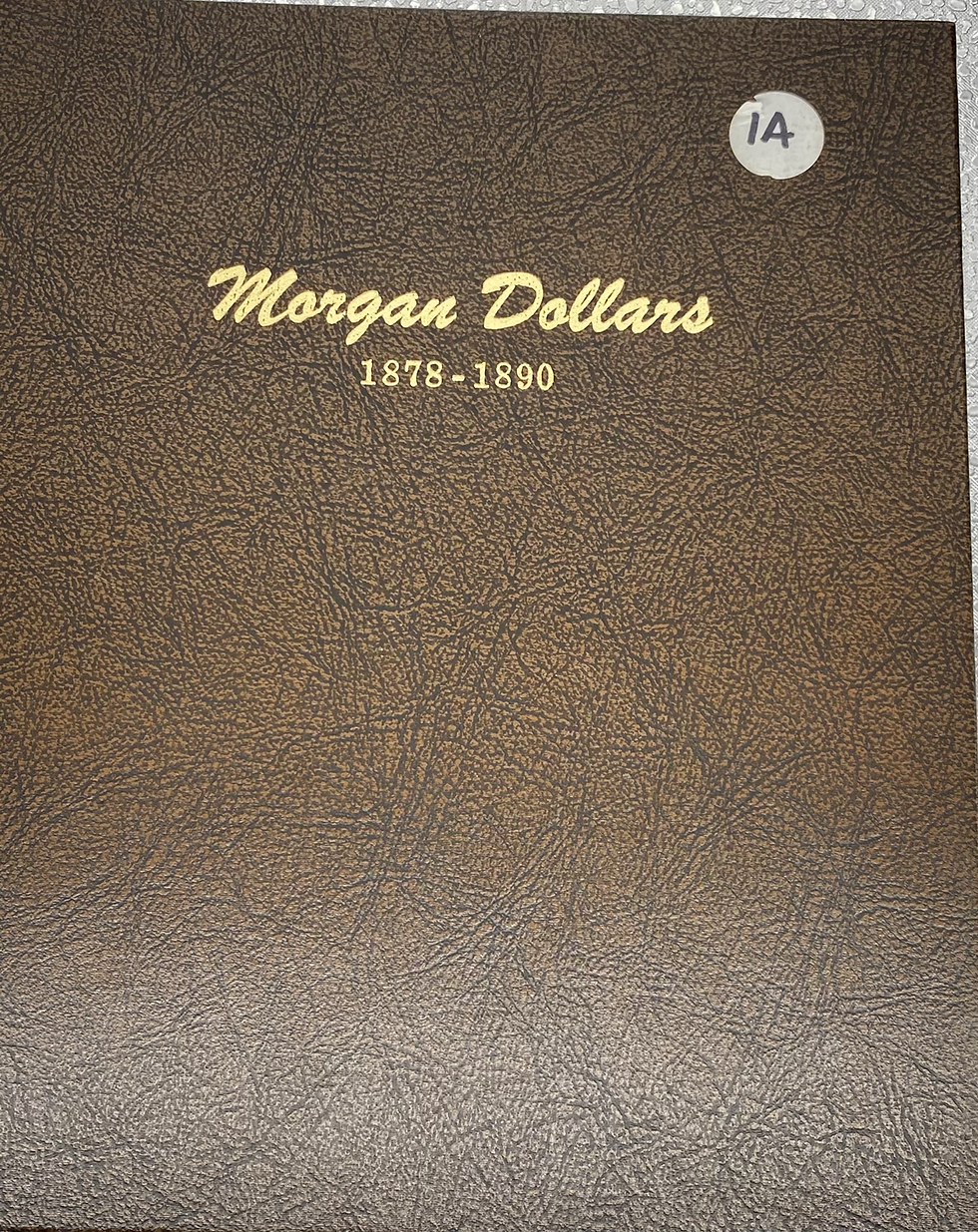 Thumbnail: 90% Silver Morgan Dollar Partial Set #1. Early/Late Dates